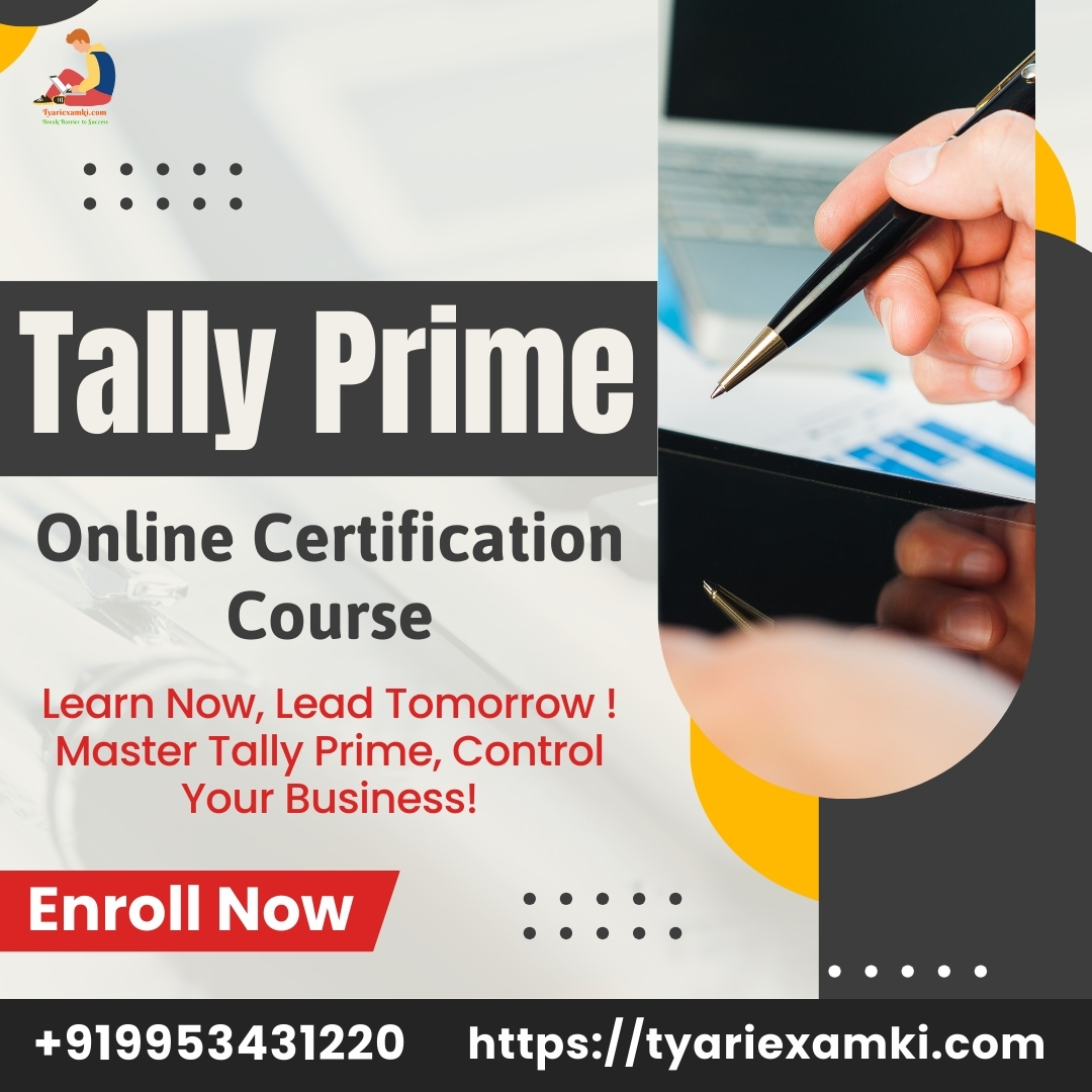 Become Expert In Tally Prime Course